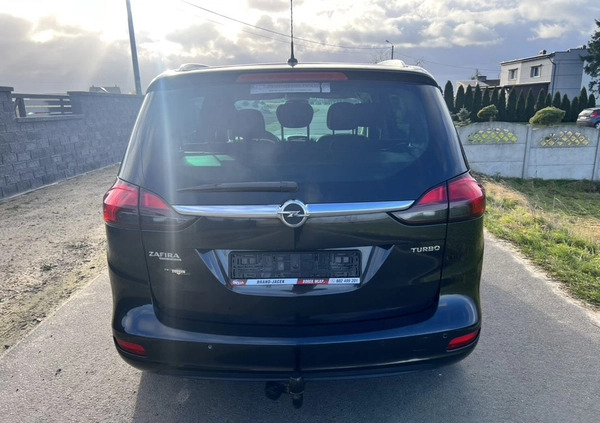 Opel Zafira cena 28500 przebieg: 171000, rok produkcji 2012 z Jarocin małe 46